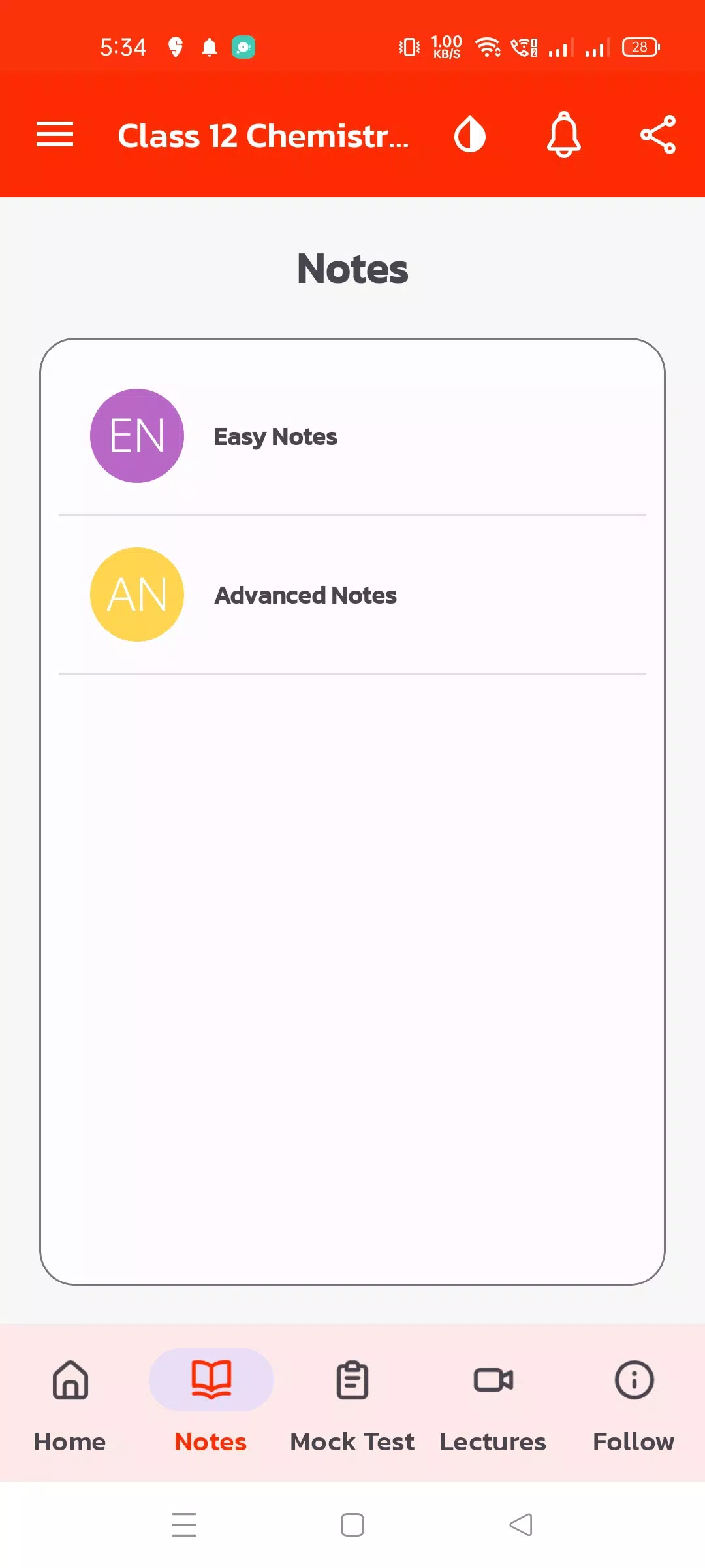 Class 12 Chemistry Notes Ekran Görüntüleri