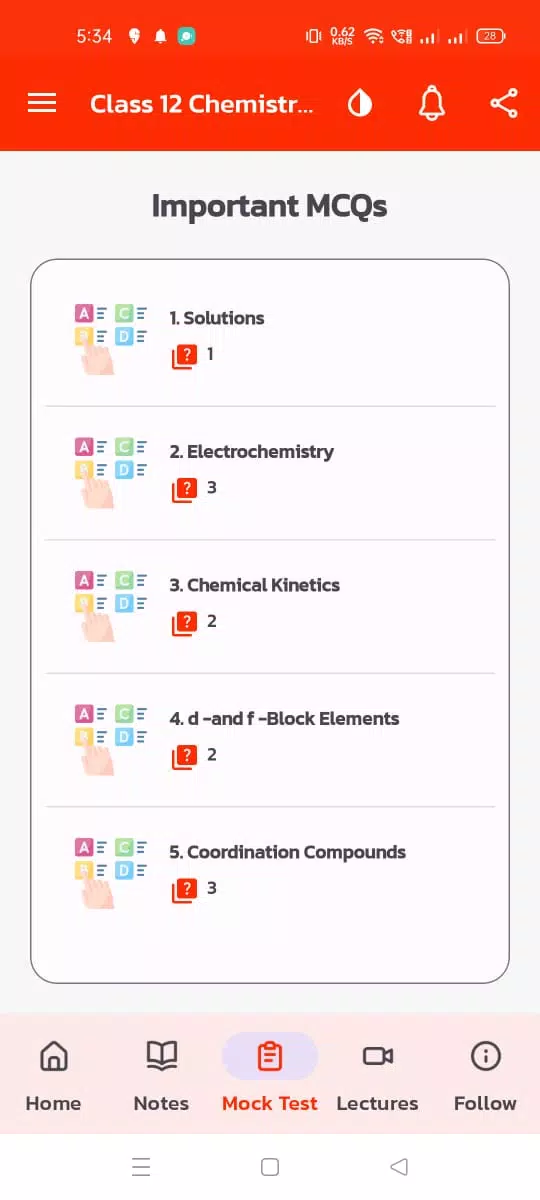 Class 12 Chemistry Notes Ekran Görüntüleri