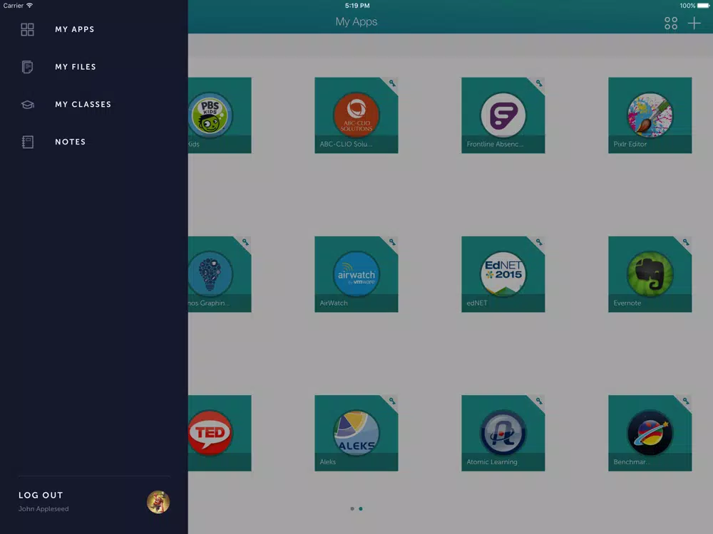 SMSD Classlink SSO iPad Screenshots