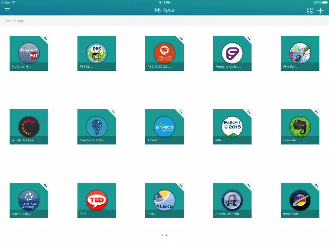 SJCSD Launchpad iPad Screenshots
