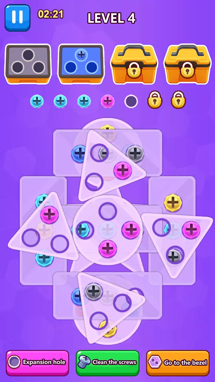 puzzle Match-Screw clean Screenshots