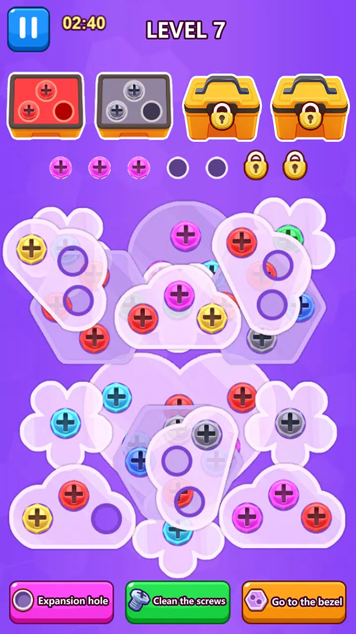 puzzle Match-Screw clean Screenshots