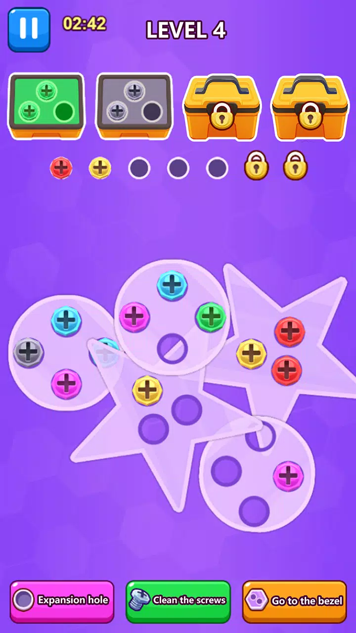 puzzle Match-Screw clean Screenshots