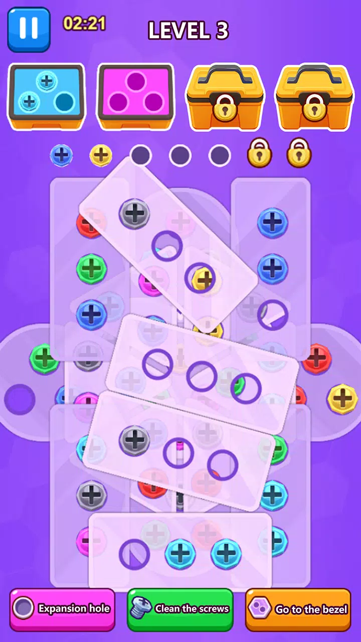 puzzle Match-Screw clean Screenshots