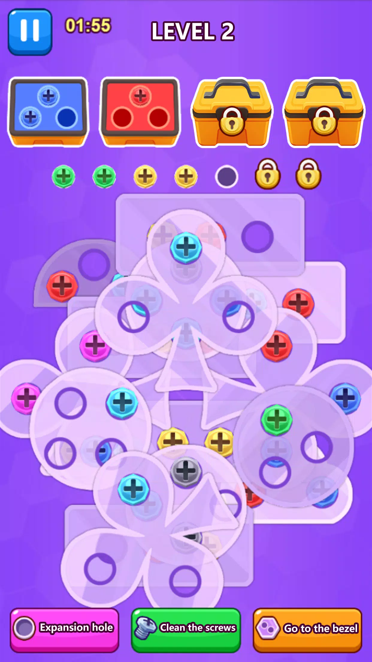 puzzle Match-Screw clean Screenshots