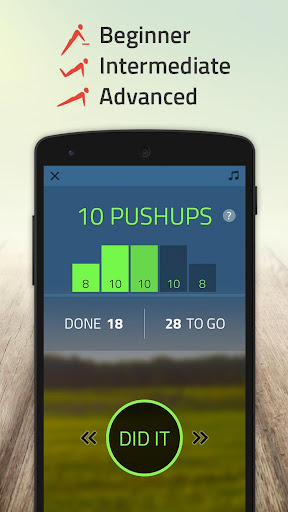 100 pushups: 0 to 100 push ups Screenshots