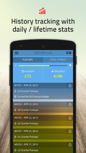 100 pushups: 0 to 100 push ups Screenshots