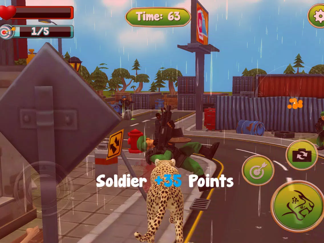 The Wild Cheetah Simulator 3D iPad  Screenshots