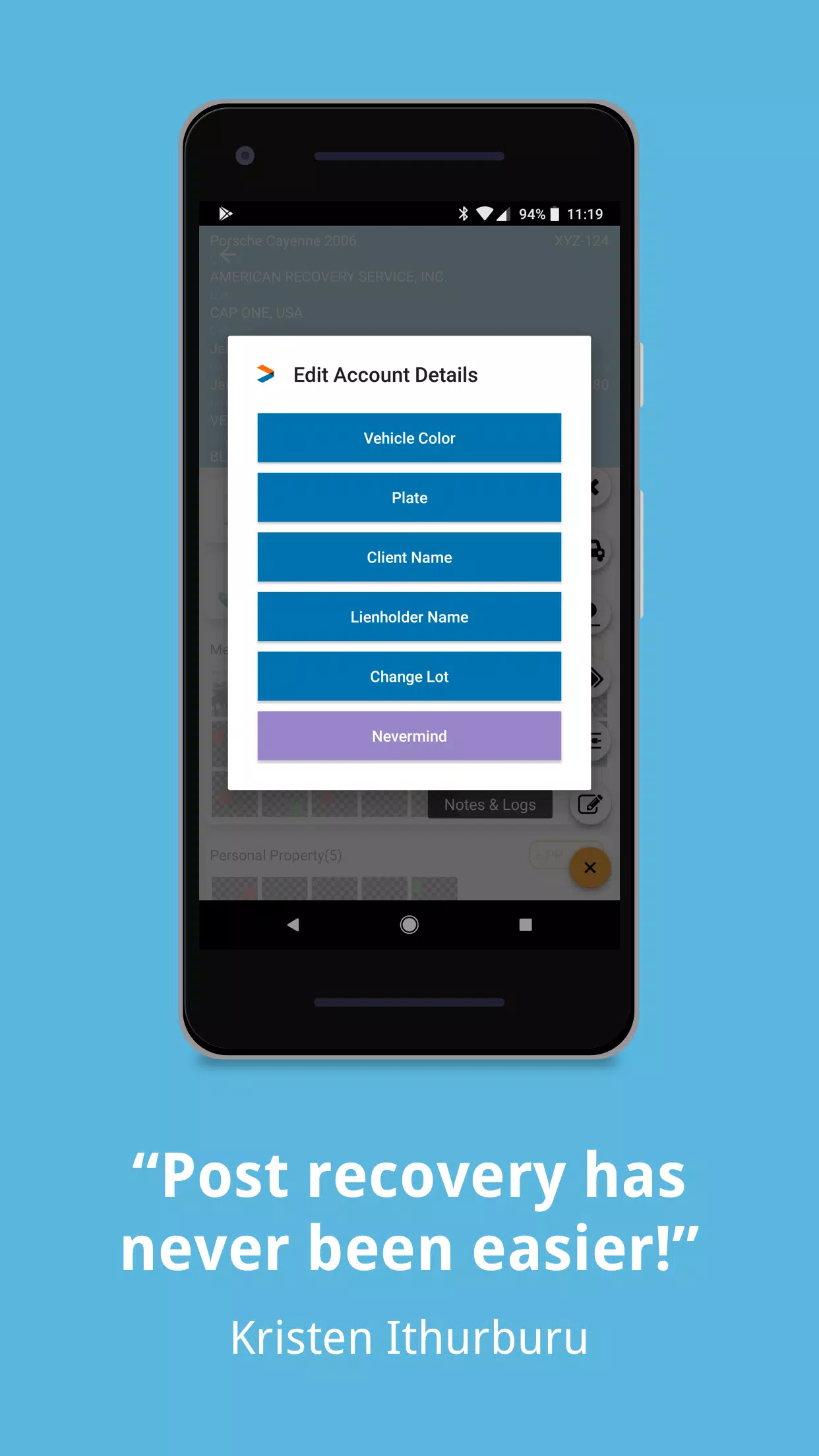 Screenshot di Cleardata