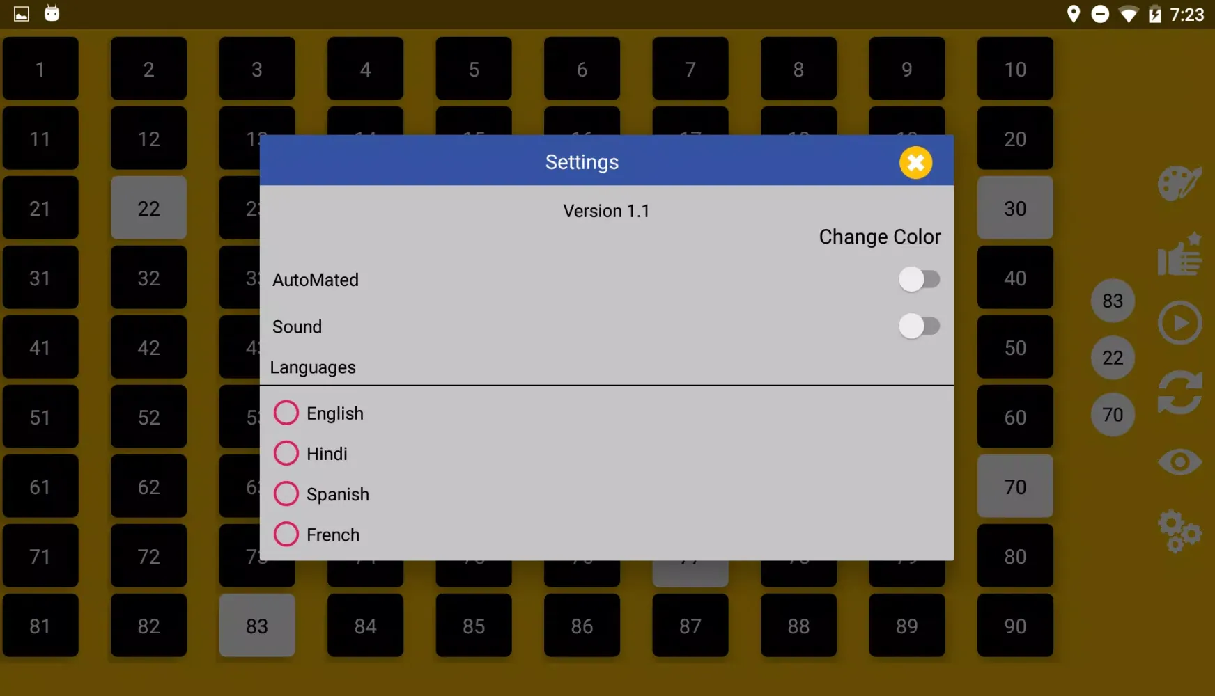 Smart Housie Number Picker Screenshots