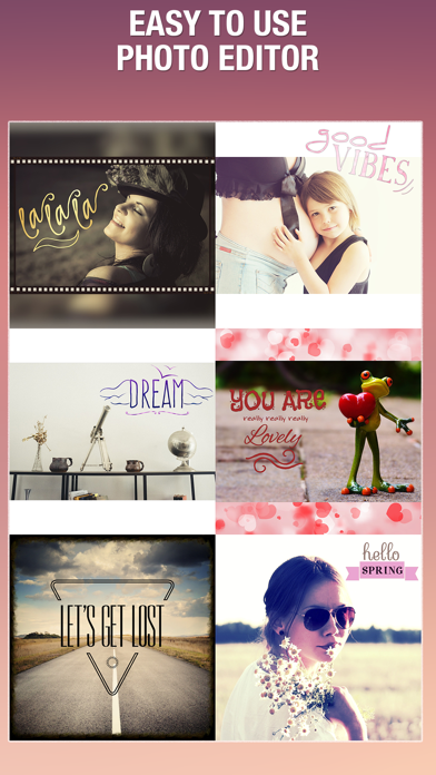 PicTextArt - Easy to add word, caption edit photos Screenshots