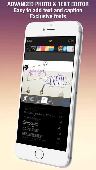 PicTextArt - Easy to add word, caption edit photos Screenshots