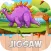 Cartoon Dino Dinosaur Puzzles Jigsaw Games