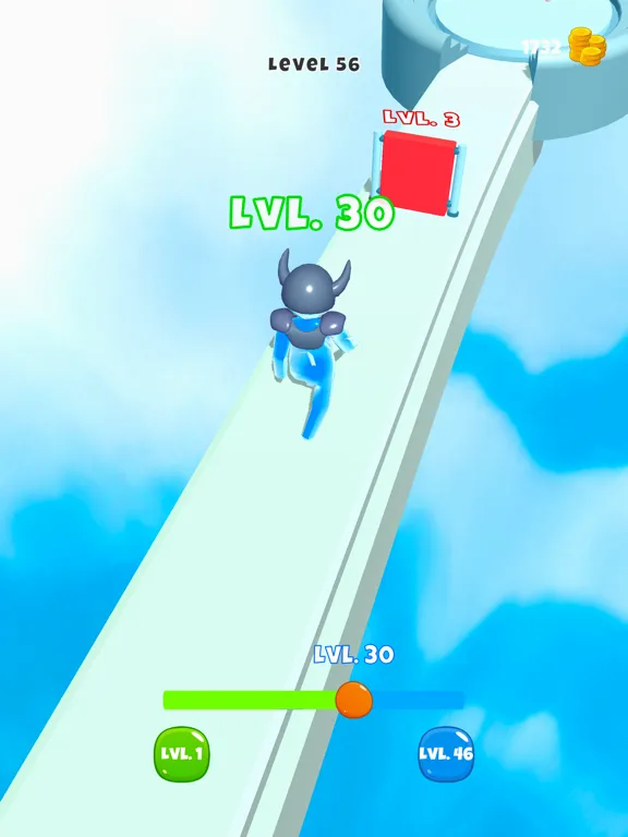 Tangkapan skrin Level Merger iPad 