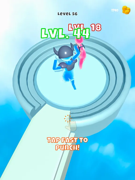 Tangkapan skrin Level Merger iPad 
