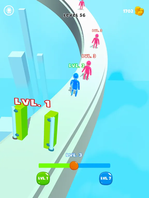 Tangkapan skrin Level Merger iPad 