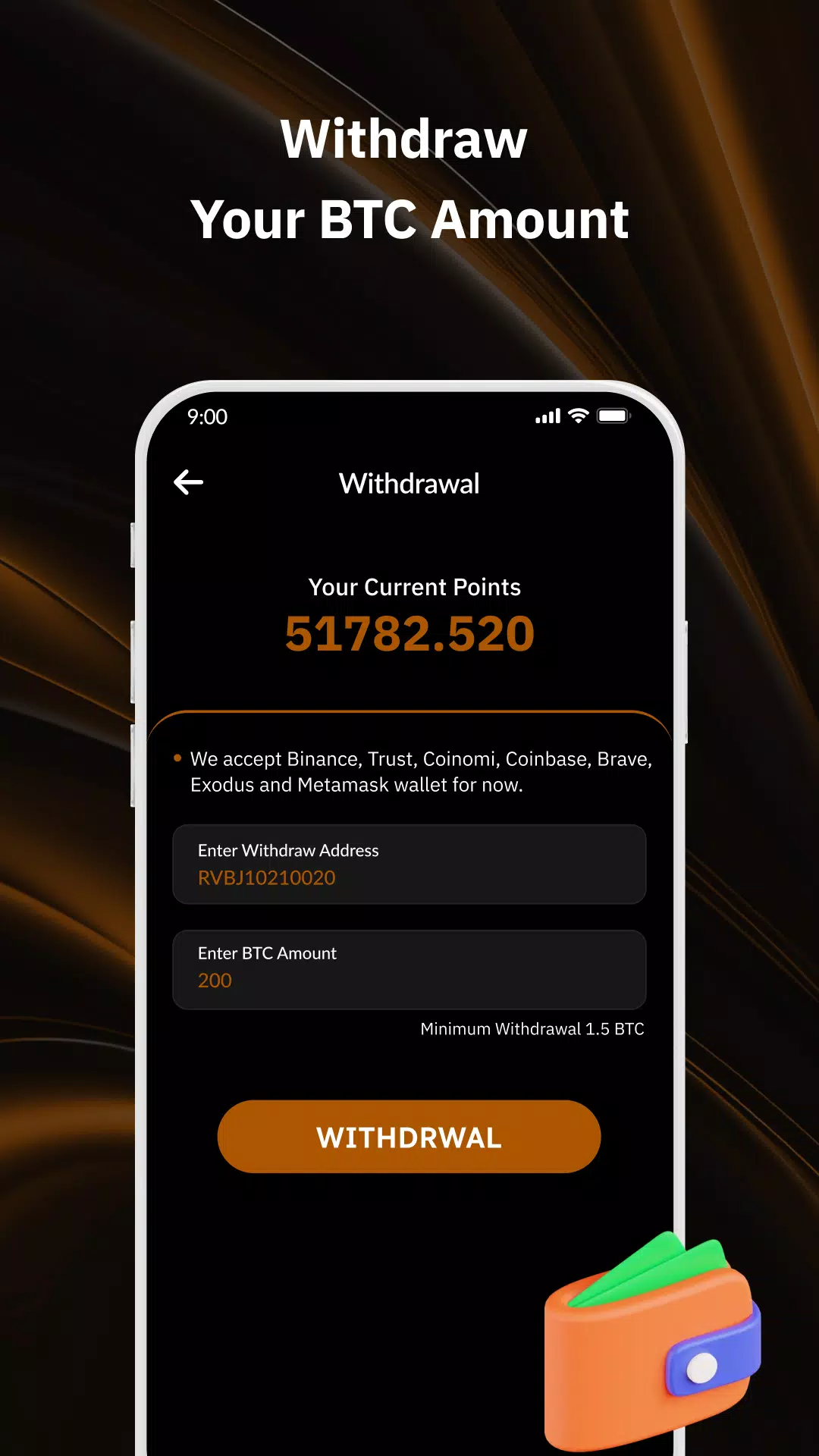 BTC Mining Screenshots