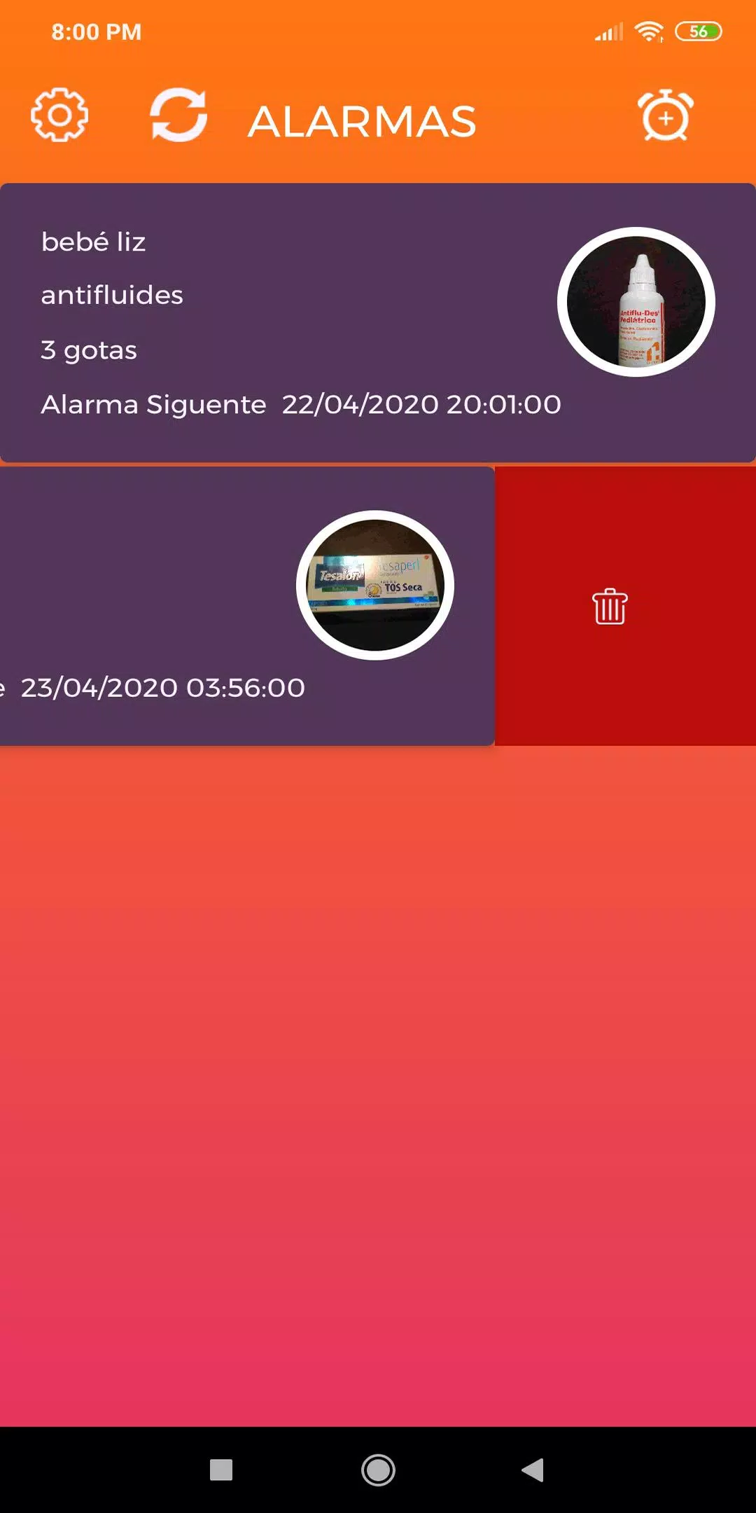 medication alarm Screenshots
