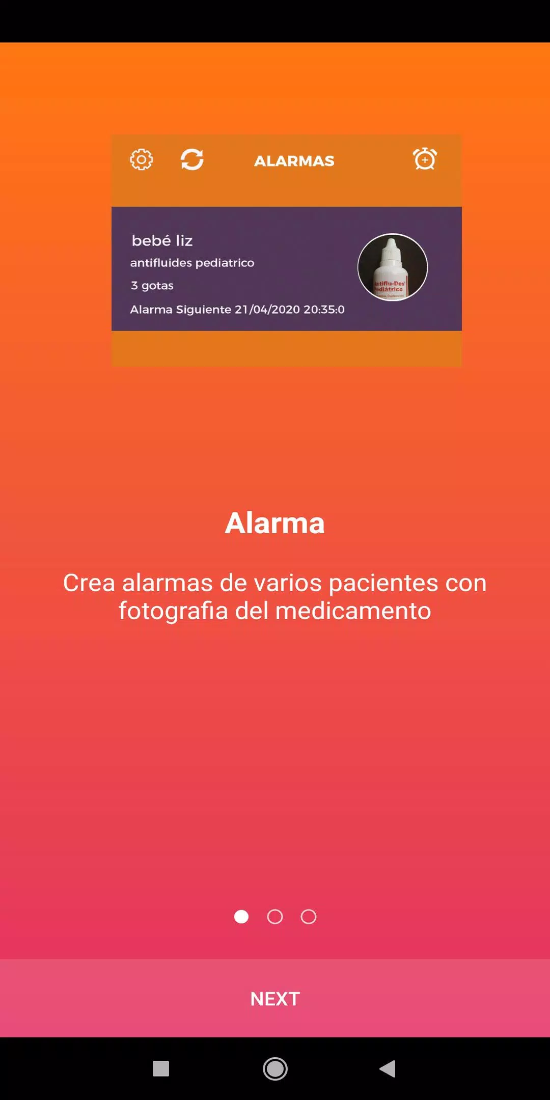 medication alarm Screenshots