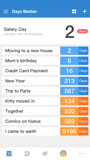 Days Matter - Countdown Event Screenshots