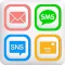 メール定型文&SNS&SMS-テンプレートで帰宅や遅刻連絡を最速に-有料版