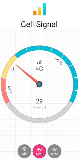 Signal Strength Screenshots