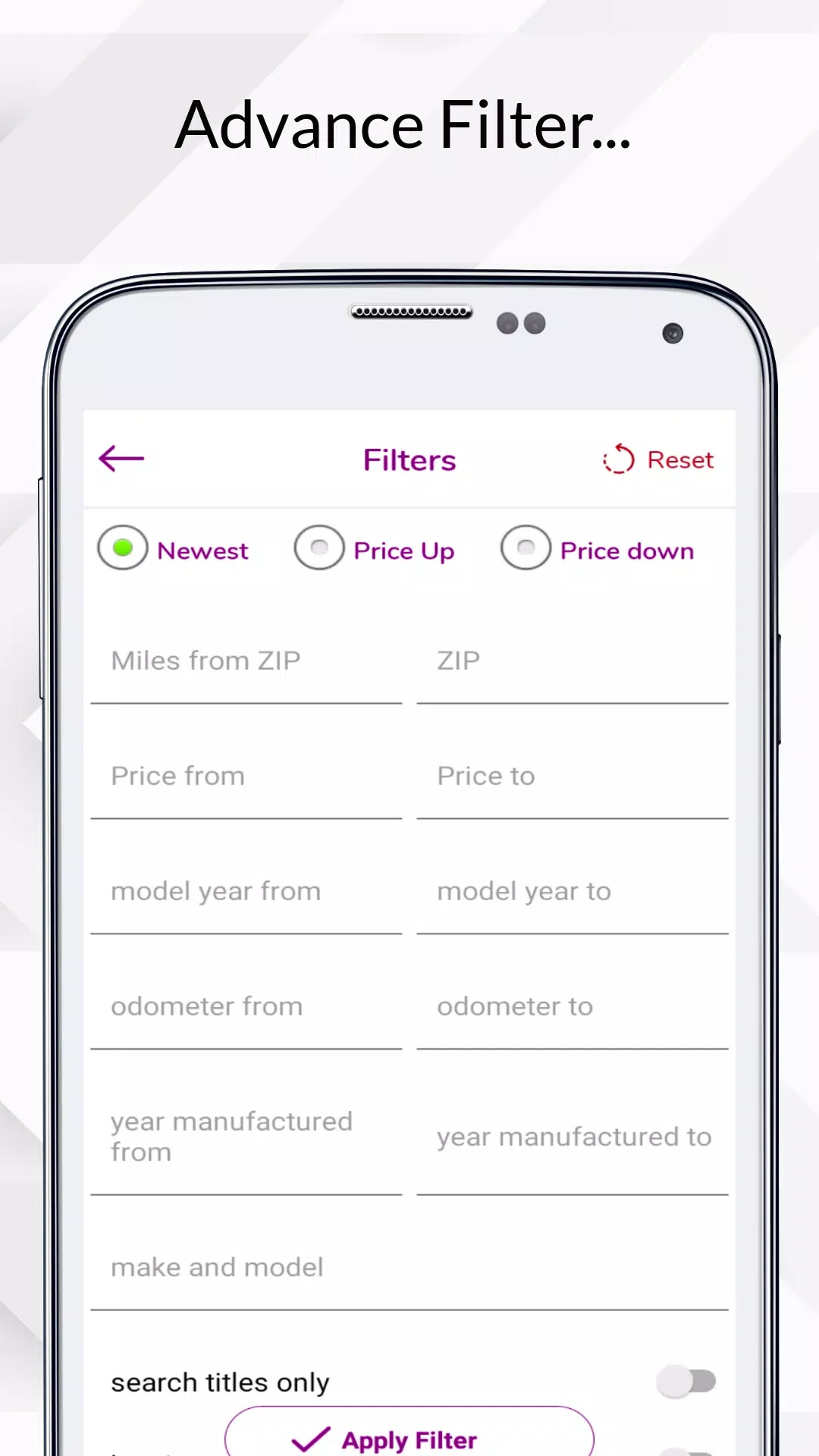 Classified Ads Screenshots
