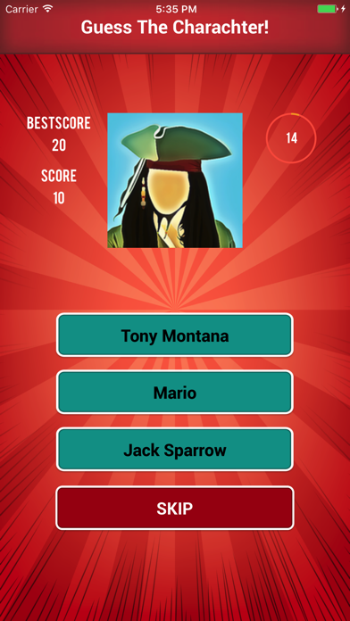 Character Quiz Movies Cartoon Screenshots