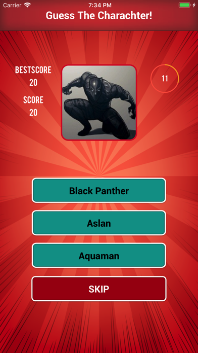 Character Quiz Movies Cartoon Screenshots