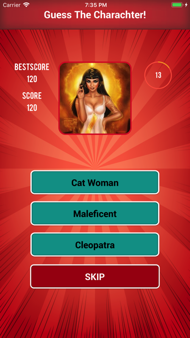 Character Quiz Movies Cartoon Screenshots