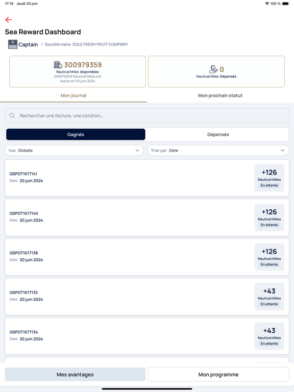 CMA CGM iPad Screenshots
