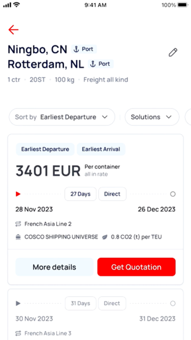 CMA CGM Screenshots