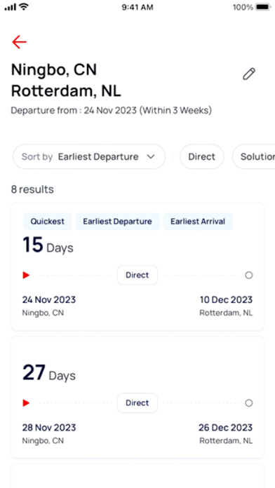 CMA CGM Screenshots