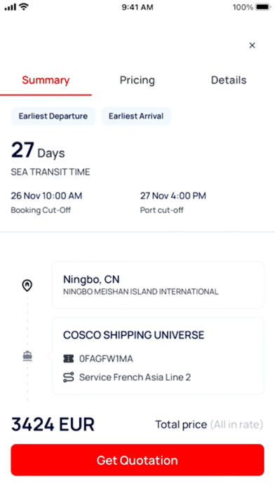 CMA CGM Screenshots