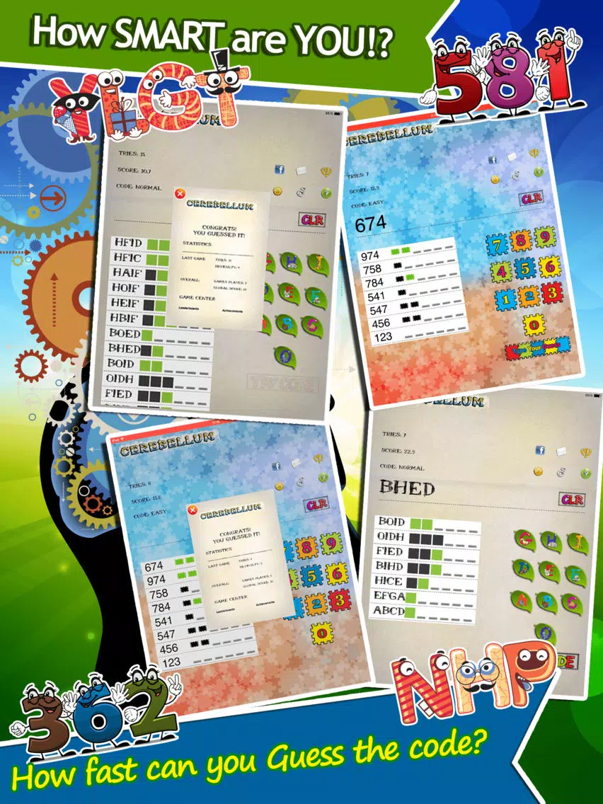 Brain Gym Free - Let’s Exercise Your Mind iPad Screenshots