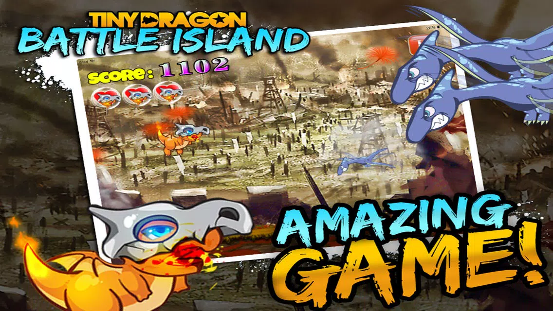 Tangkapan layar Tiny Dragon Battle Islands: Heroes vs Monsters, Evolution of a Hero in a Major Action Mayhem unleashed on the Devious & Shattered Island