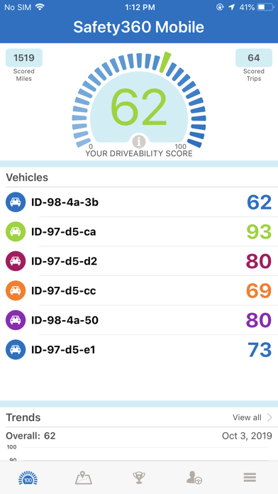 Tangkapan skrin State Auto Safety 360® Mobile