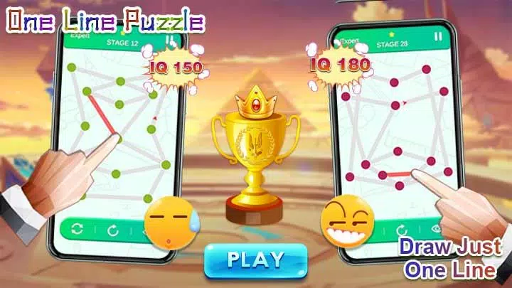 One Stroke Drawing Puzzle Screenshots