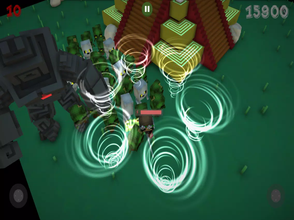 Capturas de tela do Zombies Pixel iPad 