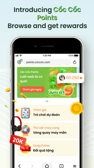 Cốc Cốc: Web Browser & Adblock Screenshots