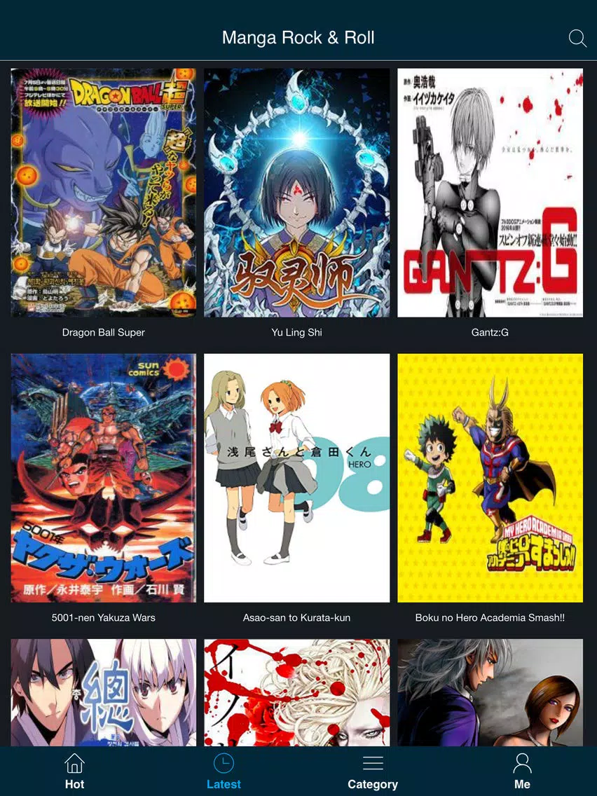 Manga Rock and Roll - Free Manga and Comic Reader iPad Screenshots