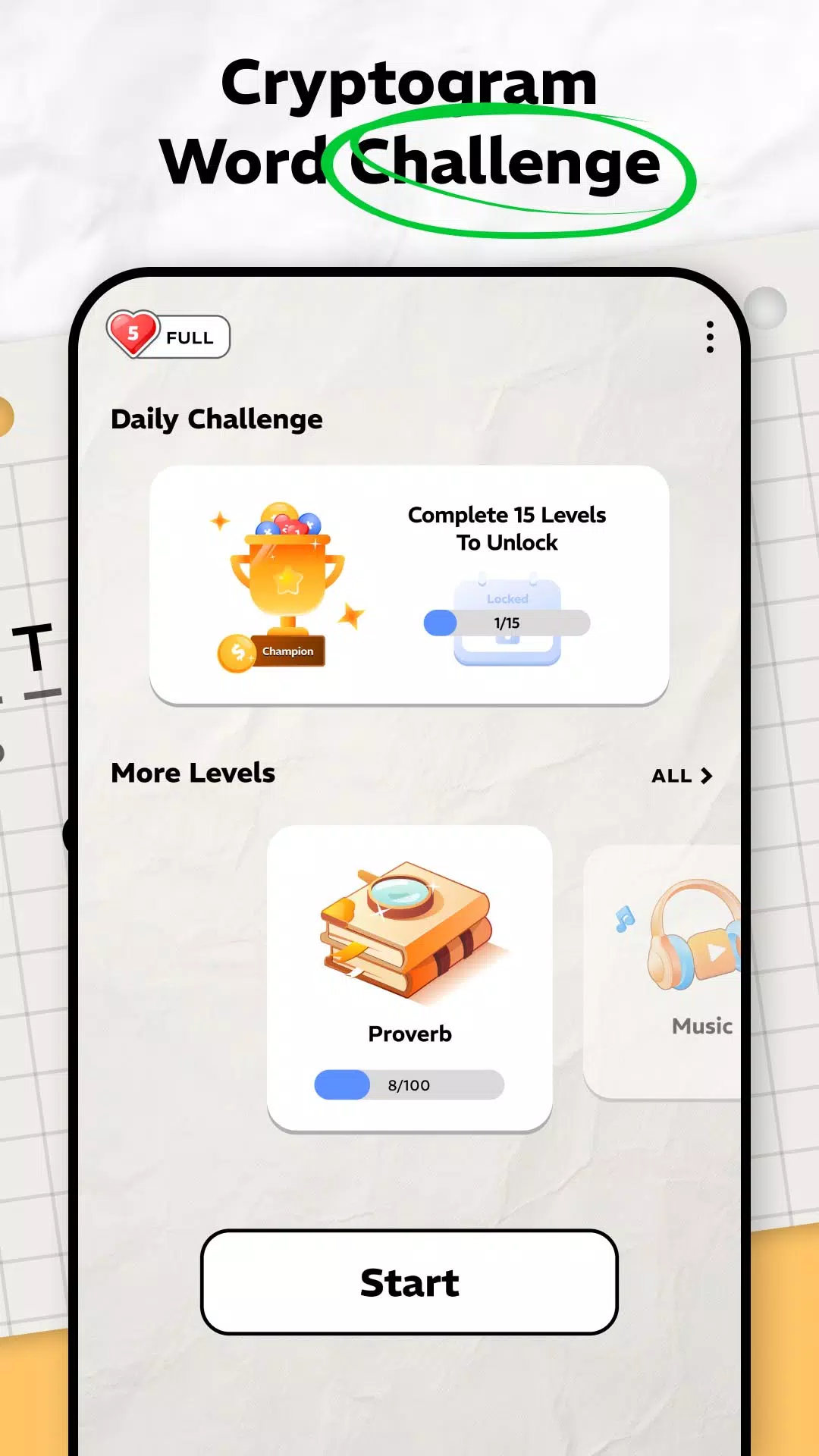 Cryptogram IQ Screenshots