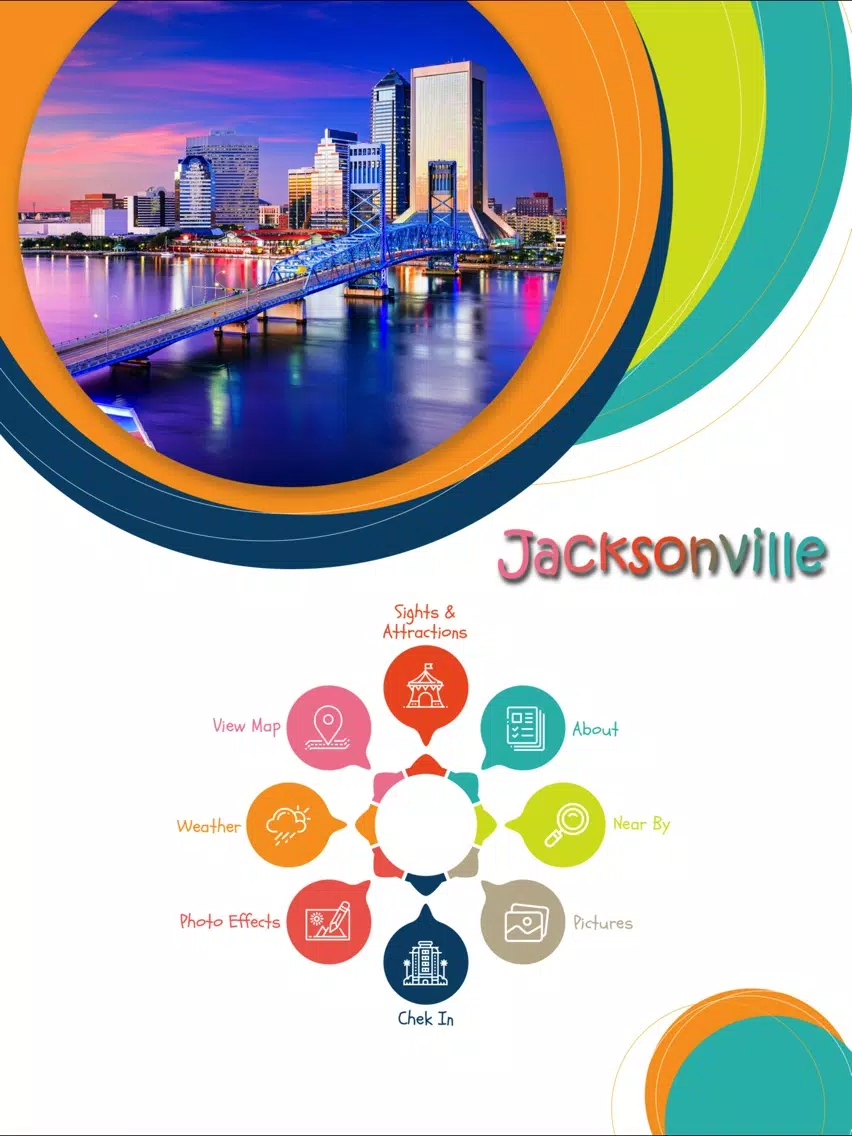 Ảnh chụp màn hình của Visit Jacksonville iPad