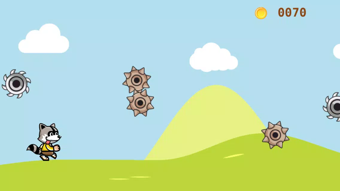 Tangkapan layar Raccoon Run - Go Fast And Dash Furious