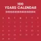 100 Years Calendar