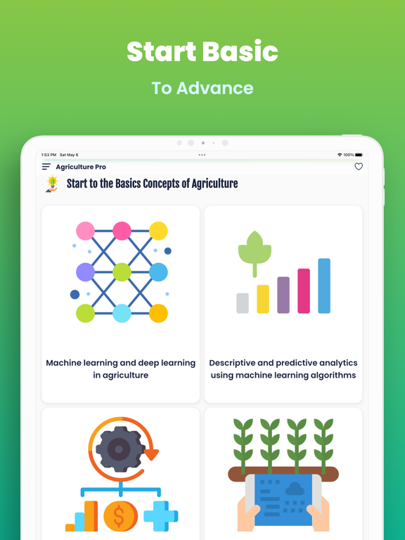 Learn Agriculture Pro iPad Screenshots