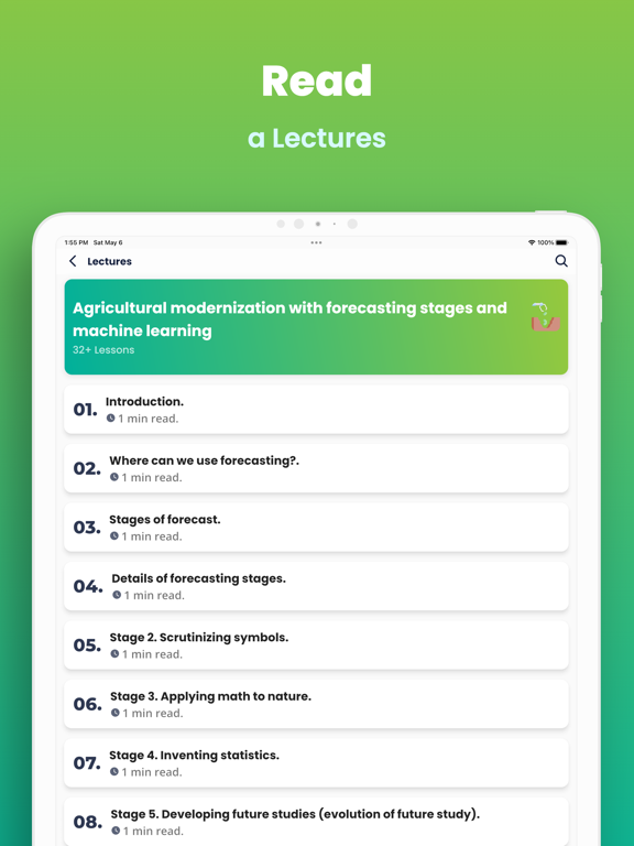 Learn Agriculture Pro iPad Screenshots