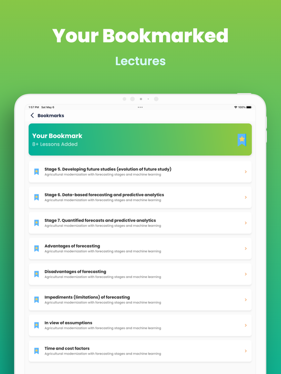 Learn Agriculture Pro iPad Screenshots