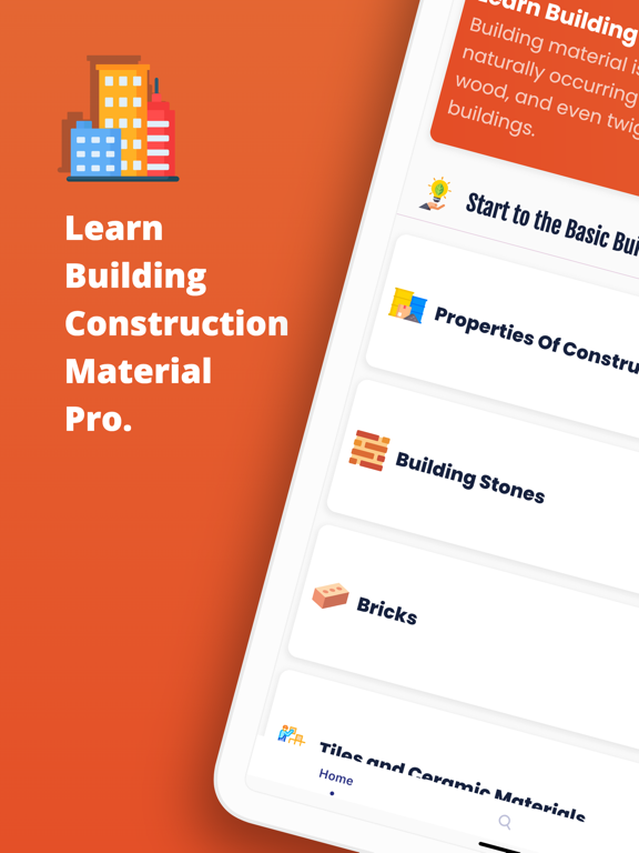 Learn Building Construction iPad Screenshots