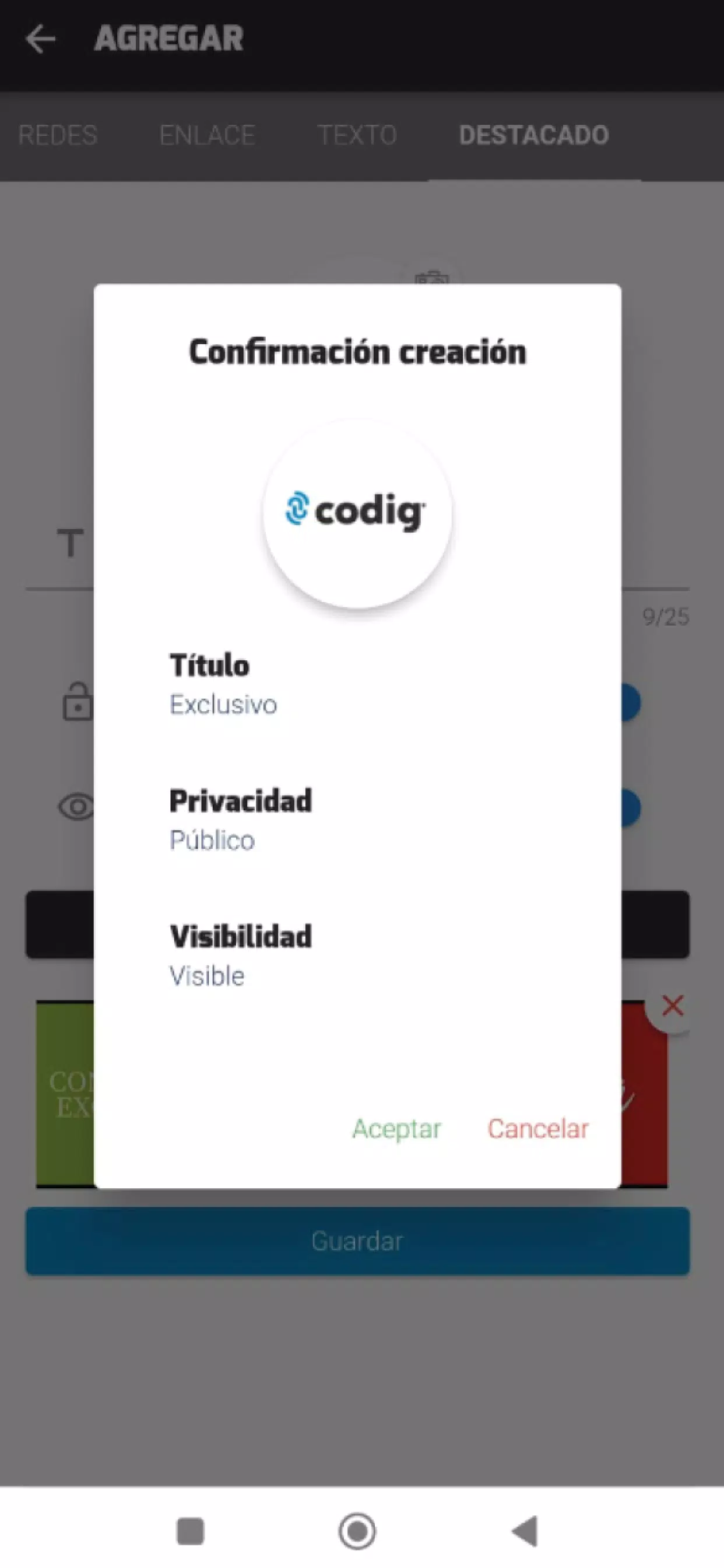 CODIG EC स्क्रीनशॉट